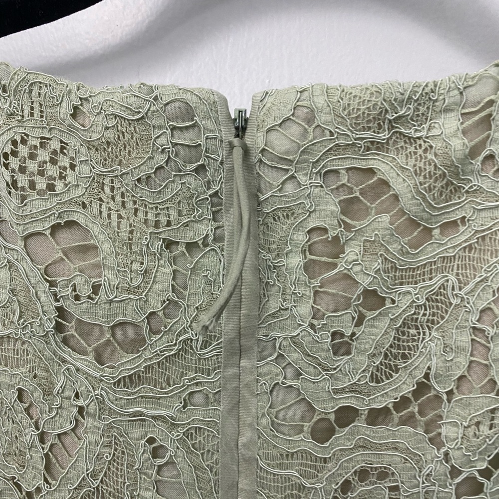 J. Mendel Paris Mint Lace Dress - Picture 7 of 7